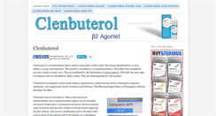 Desktop Screenshot of clenbuterol.net